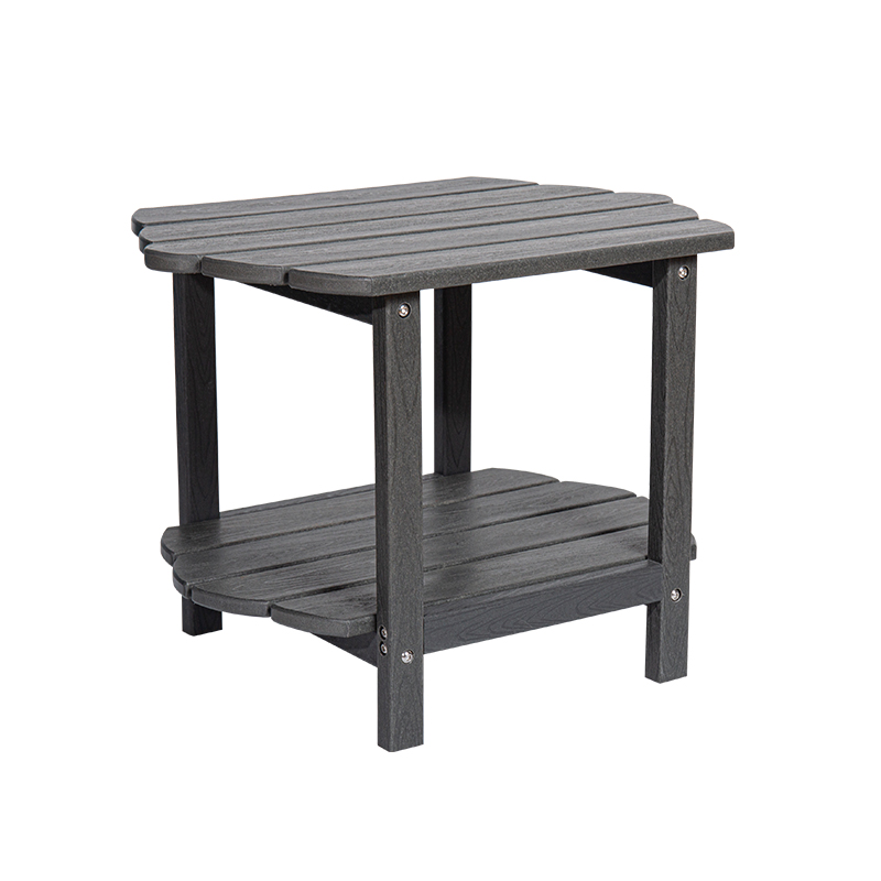 Sağlam Dayanıklı Modern Minimalist İki Katlı Sehpa HDPE Malzemesi