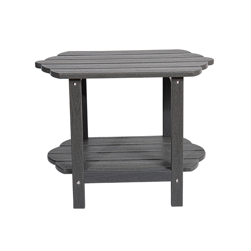 Sağlam Dayanıklı Modern Minimalist İki Katlı Sehpa HDPE Malzemesi