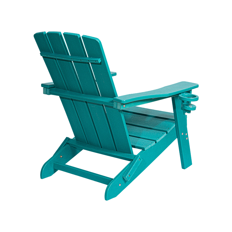 Lake Blue Küçük HDPE Adirondack Sandalye, Paslanmaz Çelik Donanımlı